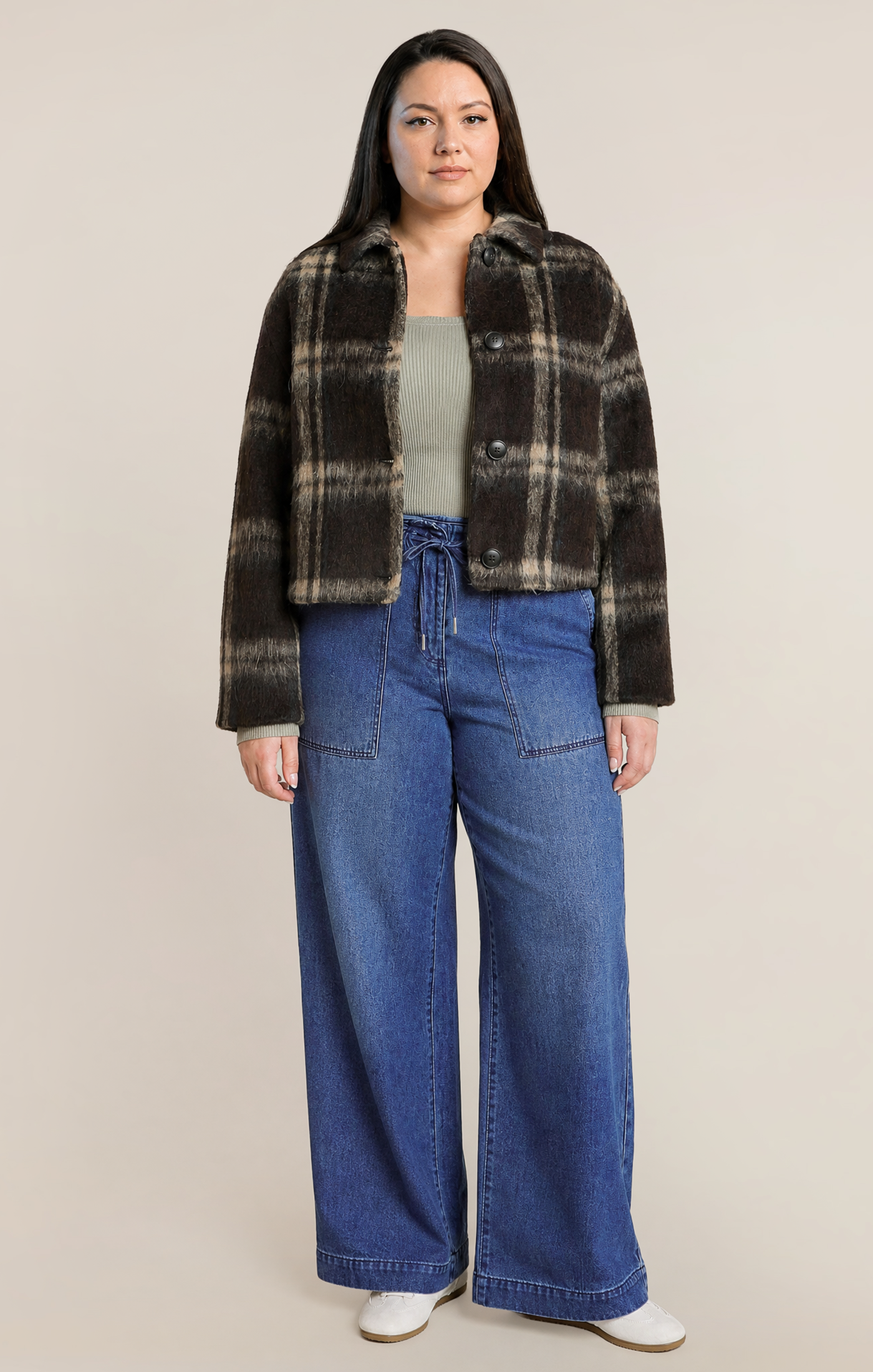 WIDE LEG DENIM PANT