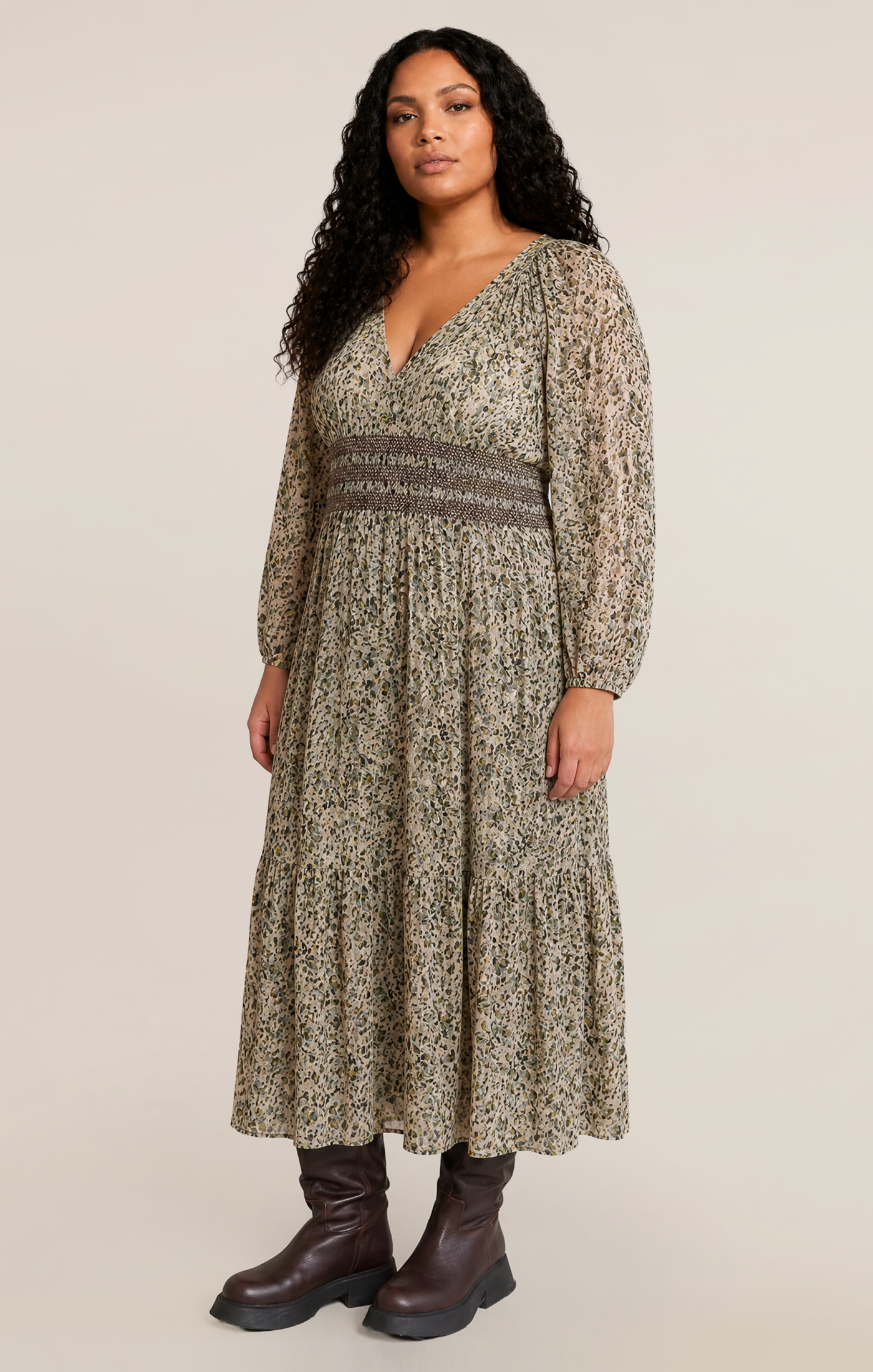 SMOCKING WAIST DRESS