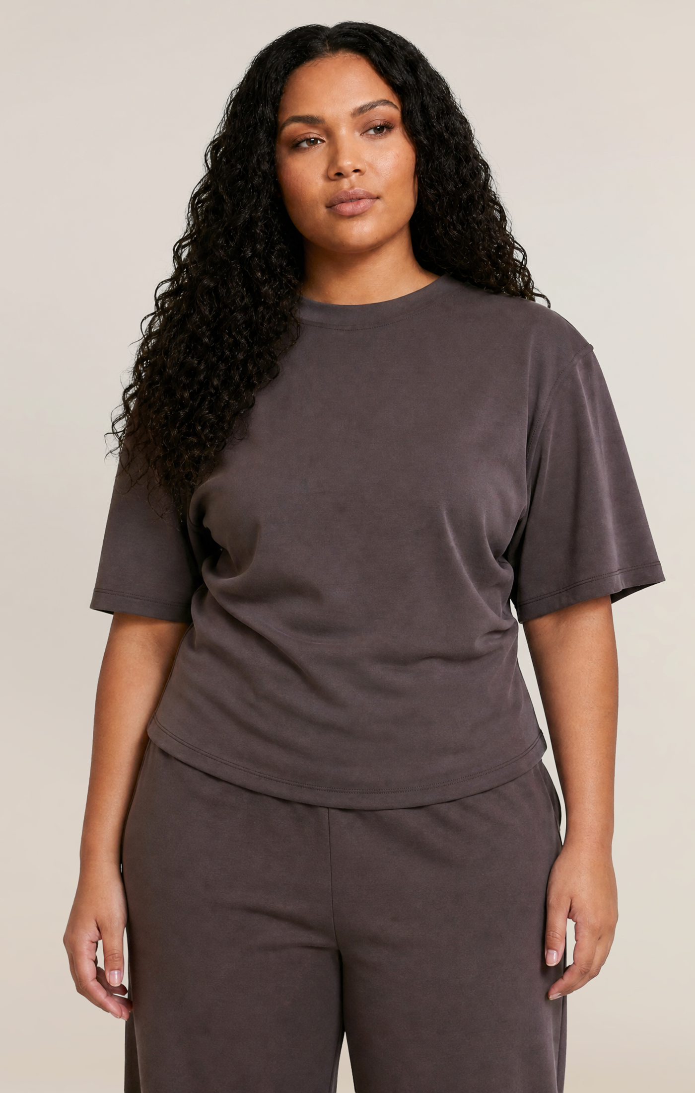 PLEATED WAIST TOP