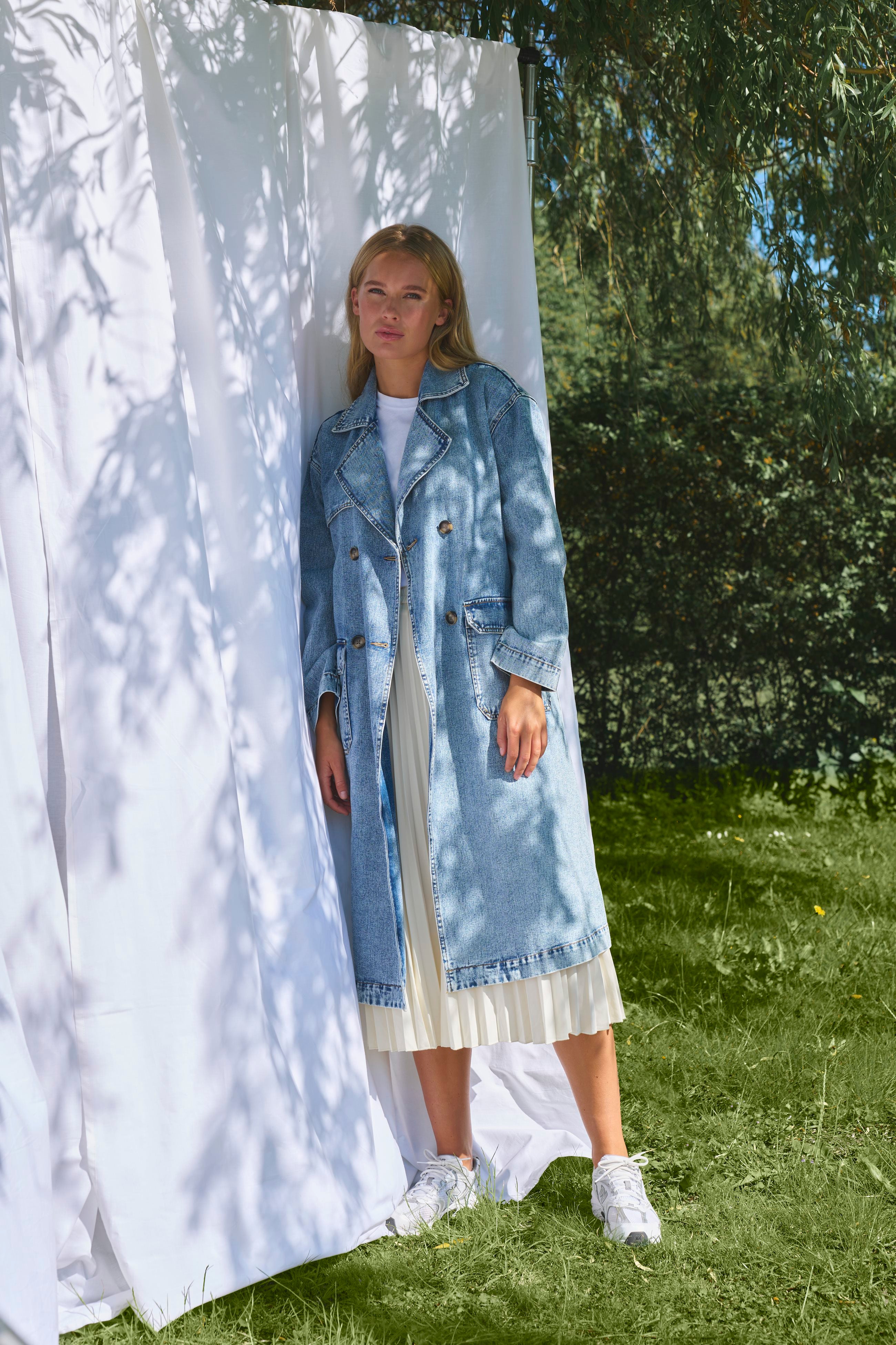 Denim Trench - Kaffe Curve