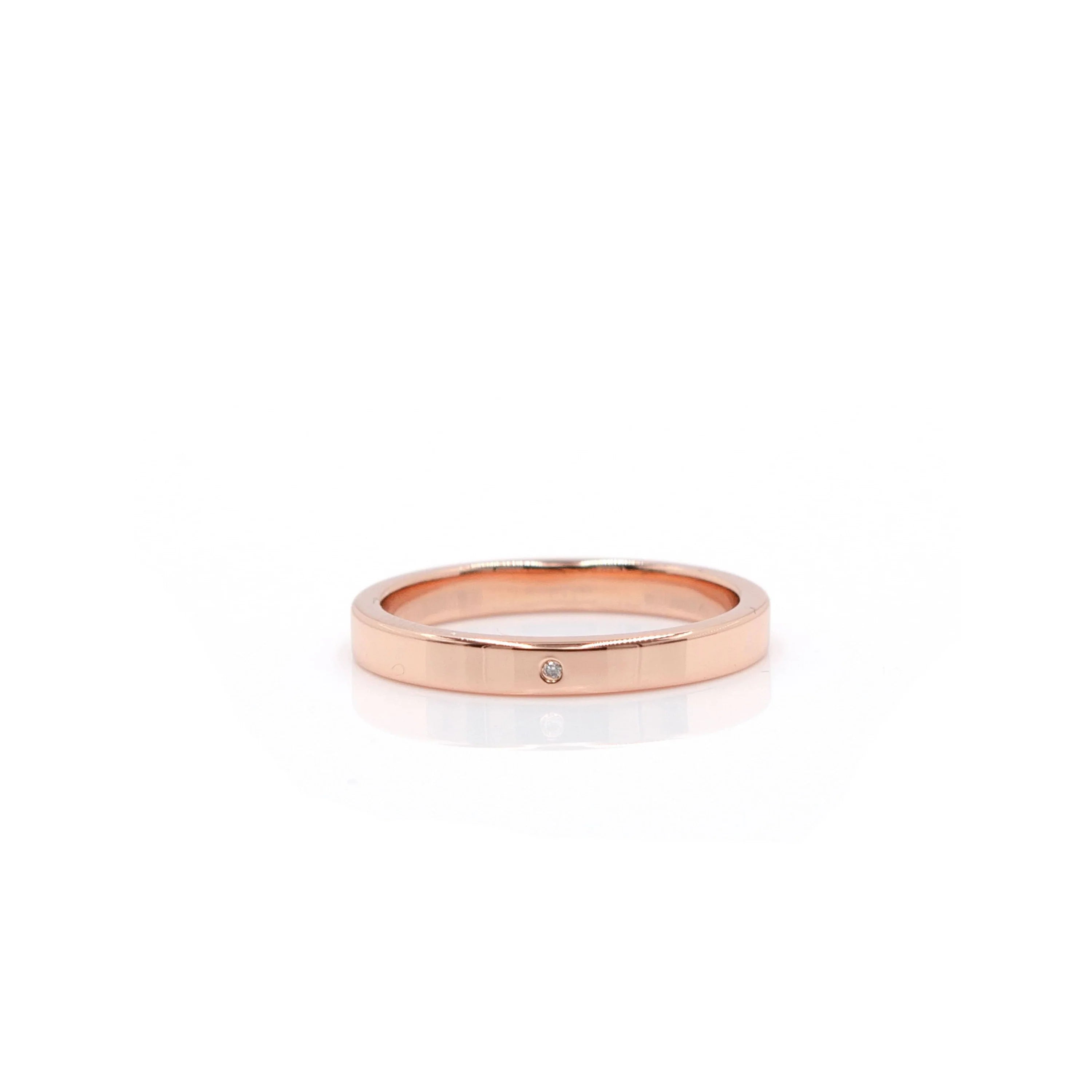 "D'Amour" Rose Gold Diamond Ring