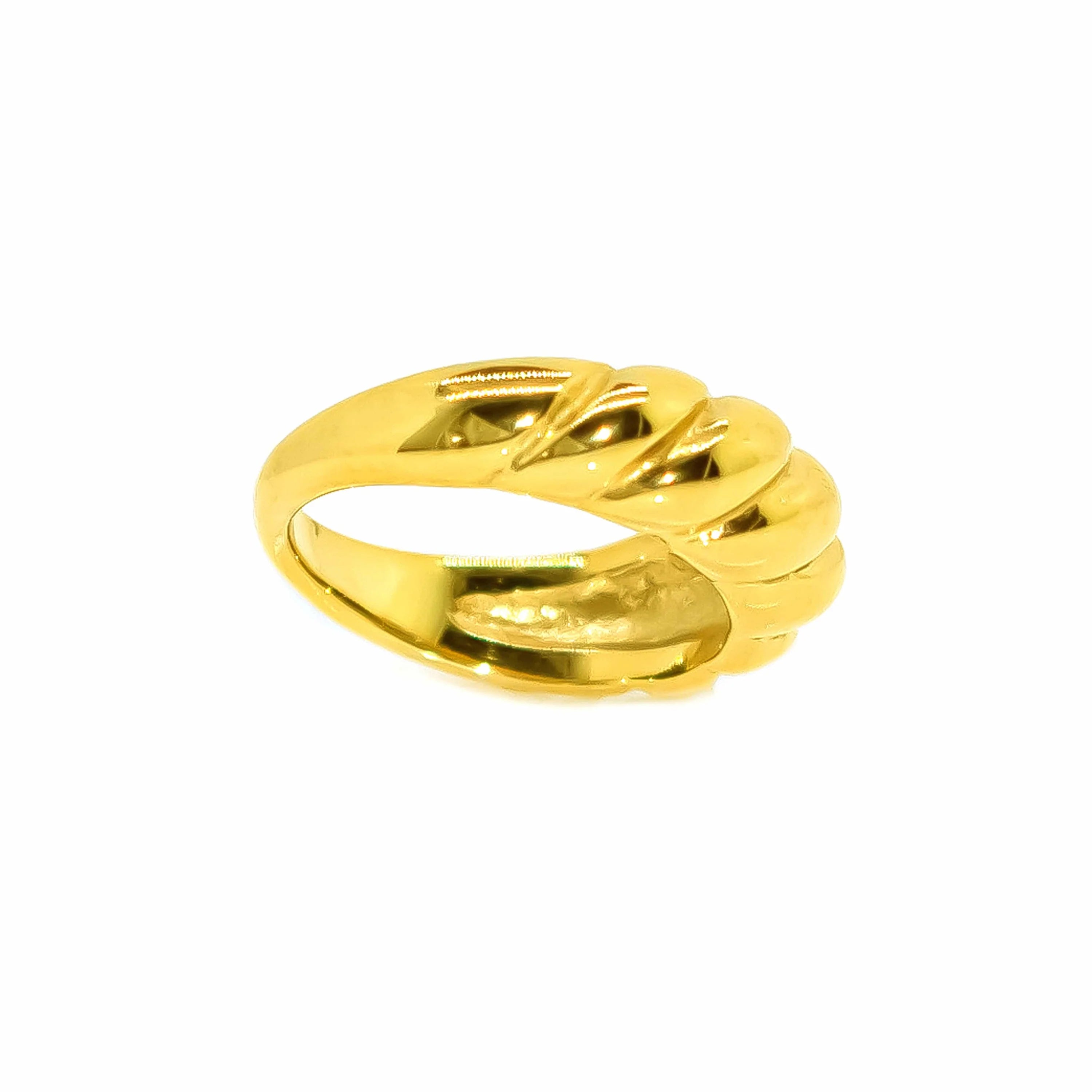 "Crescent" Gold Ring