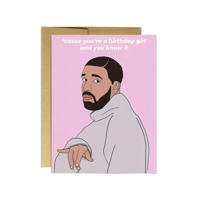 Drake Birthday Girl Card