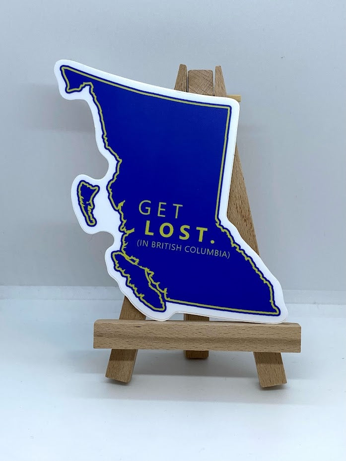 British Columbia "Get Lost" Sticker