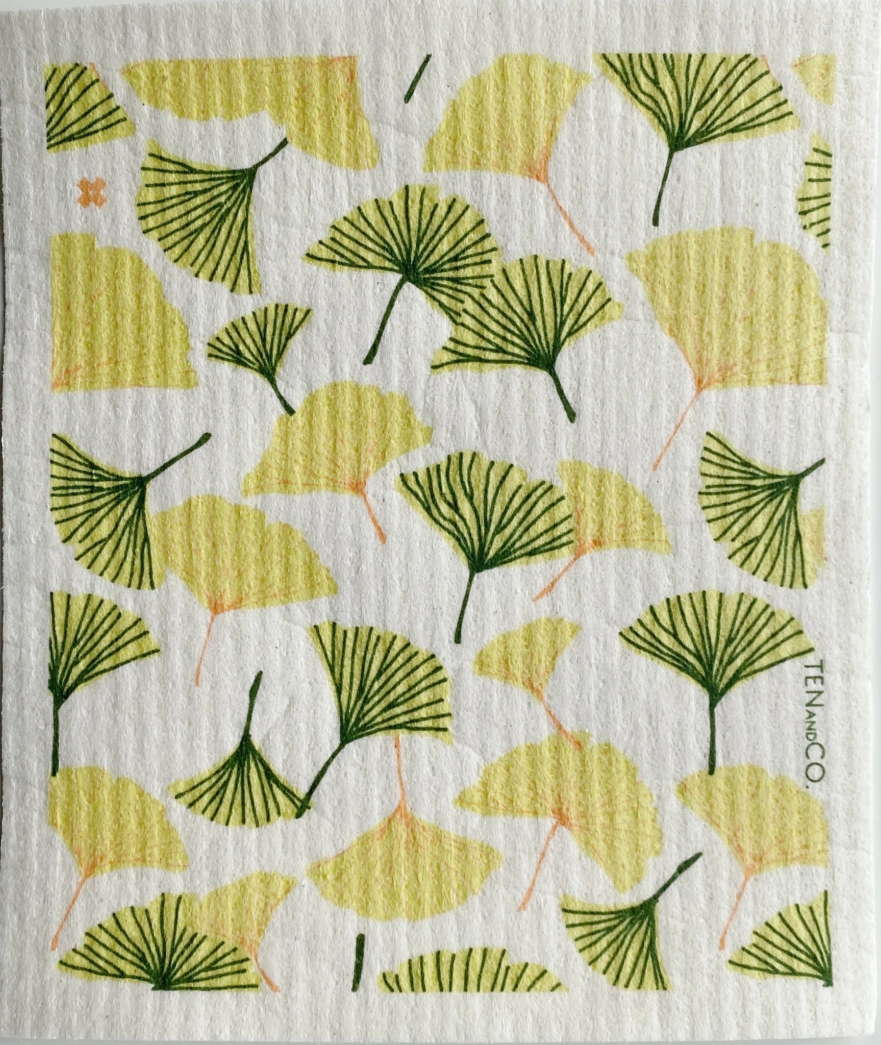 Ginkgo Leaf Sponge Cloth