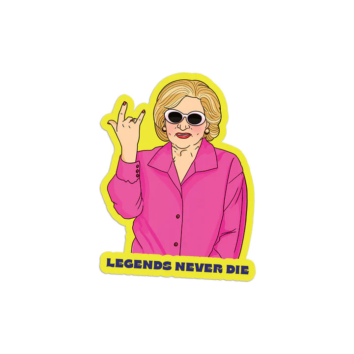 Legends Never Die Betty Sticker