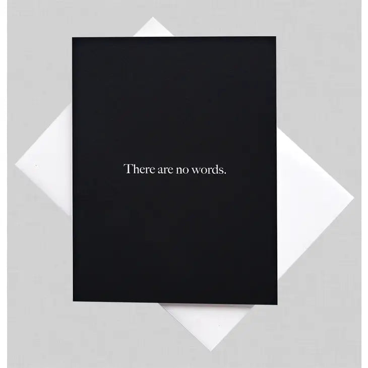 There Are No Words | Blank Card