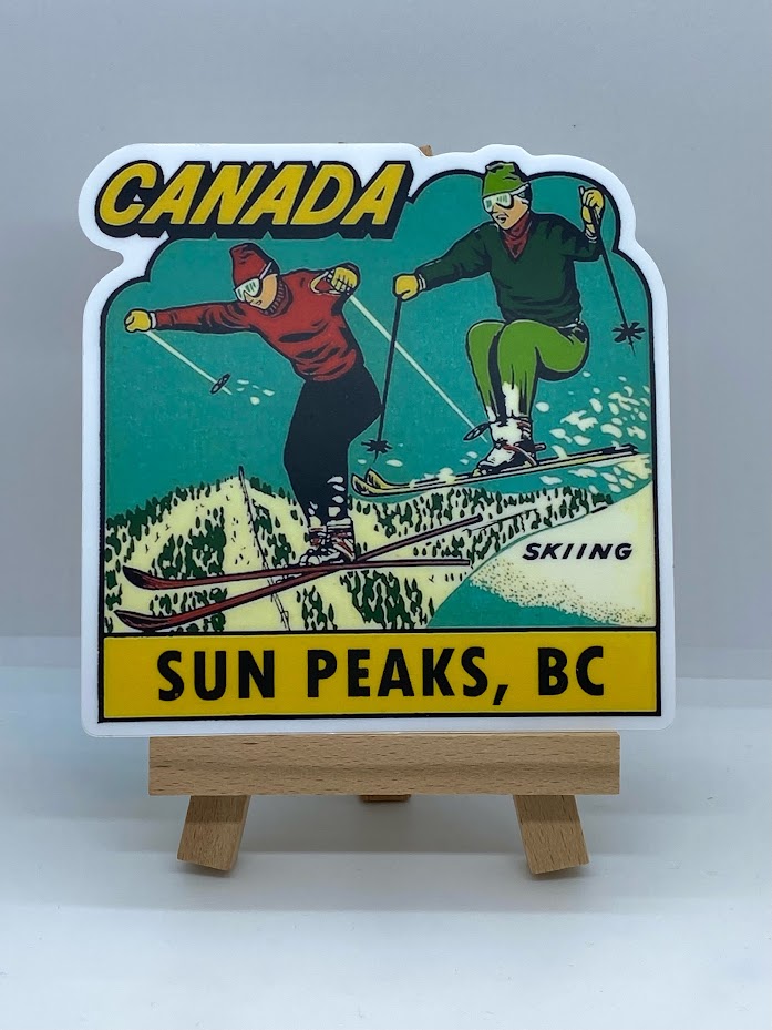 Canada Sun Peaks Sticker