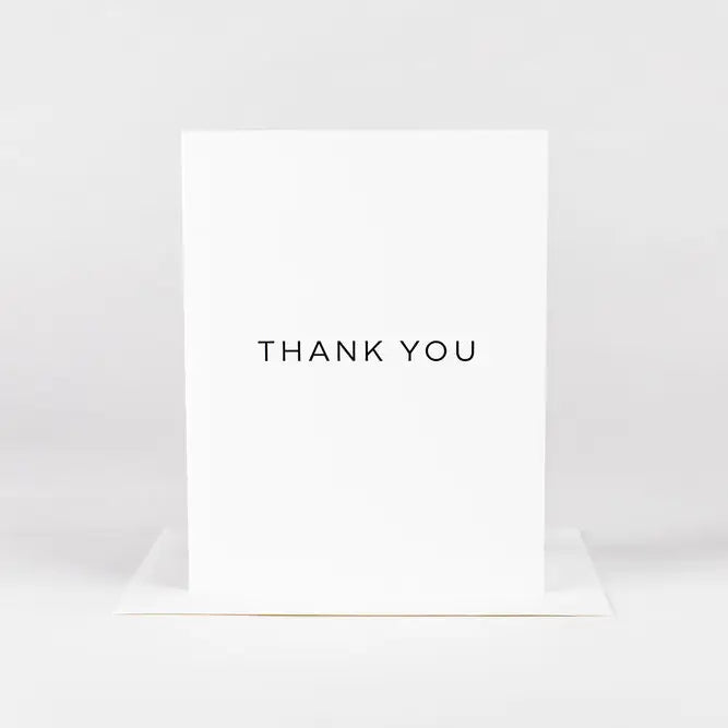 Thank You - Greeting Card  Single